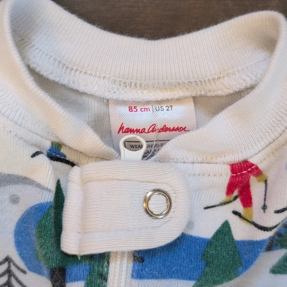 Hanna Andersson 2T Ski Print Sleeper